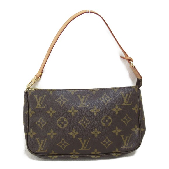 Louis Vuitton Monogram Pochette Pouch Brown Accessoire - Picture 1 of 10